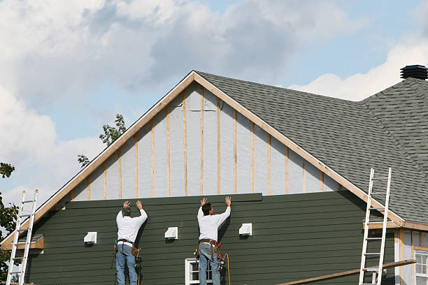 Professional Emergency Siding Repair technician working in Gap, PA